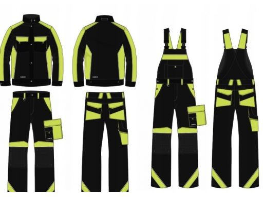 Spodnie robocze ogrodniczki monter classic-vis 48