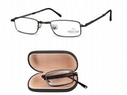 Okulary do czytania kieszonkowe unisex plusy