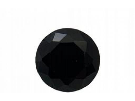 Cyrkonia czarna 4 mm 1 sztuka