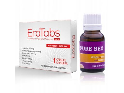Erotabs extra tabletka na erekcję sztywny penis 1h