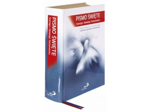 Pismo święte st i nt biblia oprawa czarna + suwak