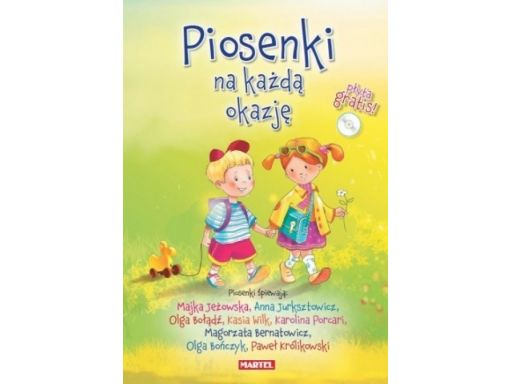 Piosenki na każdą okazję+cd dla dzieci bajki baśni