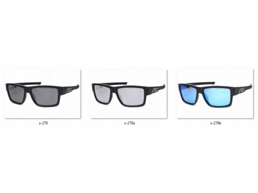 Okulary arctica s-278 polaryzacyjne nerdy czarne