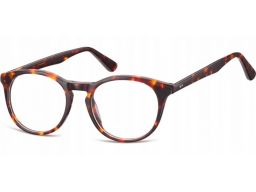 Okrągłe zerówki okulary oprawki damskie męskie mix