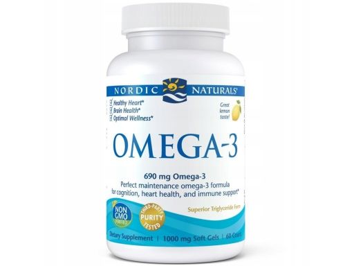 Nordic naturals omega-3 60 kaps