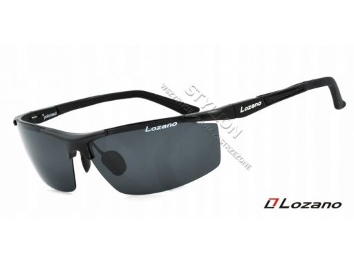 Męskie okulary lozano lz-304b polaryzacyjne lustro
