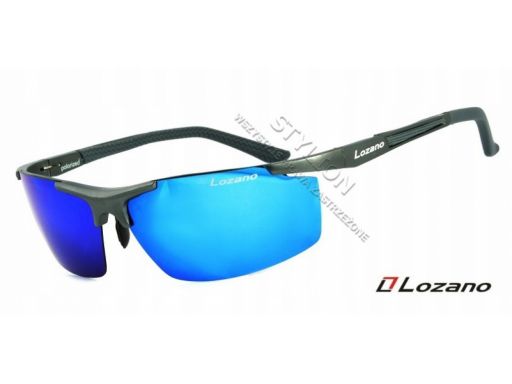 Męskie okulary lozano lz-304b polaryzacyjne lustro