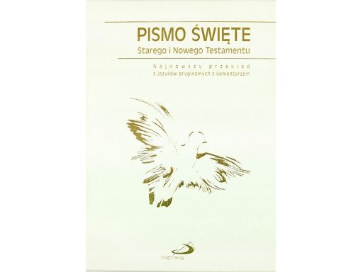 Pismo święte stary i nowy testament biblia złocona