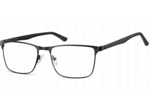 Oprawki okulary stalowe zerówki nerdy korekcyjne