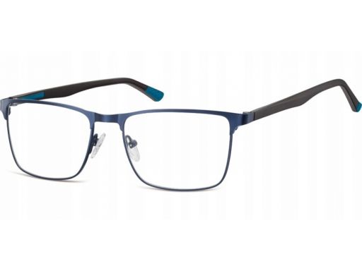 Oprawki okulary stalowe zerówki nerdy korekcyjne