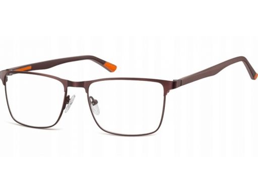 Oprawki okulary stalowe zerówki nerdy korekcyjne