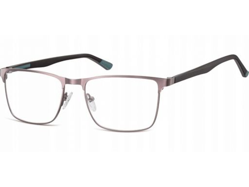 Oprawki okulary stalowe zerówki nerdy korekcyjne