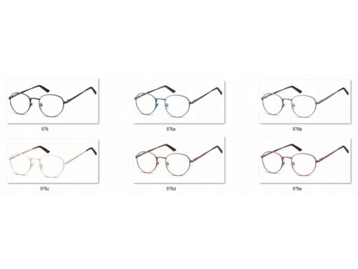 Lenonki zerowki oprawki okulary korekcyjne 976 cza