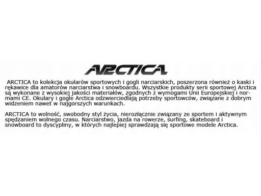 Okulary arctica s-272a polaryzacyjne męskie sport