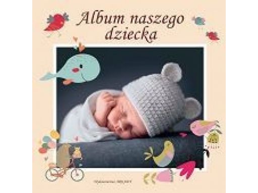 Album mojego dziecka z grzechotką narodziny dzieci