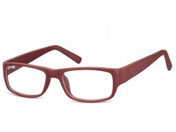 Zerówki okulary oprawki damskie korekcja bordowe