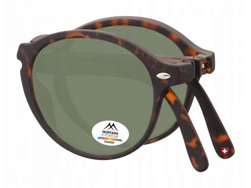Składane polaryzacyjne okulary unisex lenonki mat