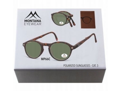 Składane polaryzacyjne okulary unisex lenonki mat