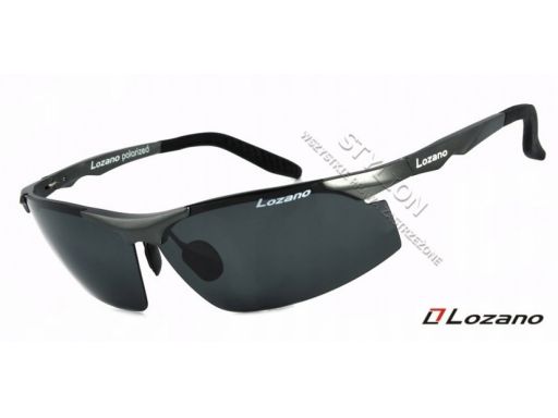Męskie okulary lozano lz-305 polaryzacyjne alu+mag