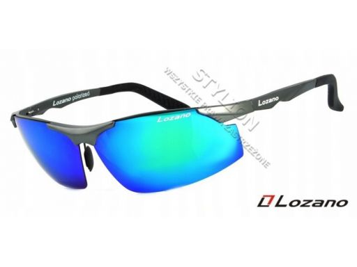 Męskie okulary lozano lz-305 polaryzacyjne alu+mag