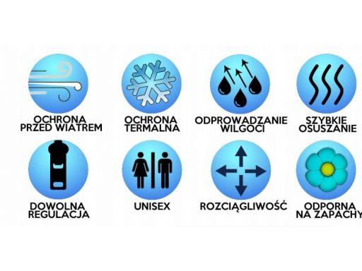 Kominiarka maska polarowa na czapka komin szal 5w1