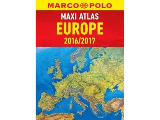 Maxi atlas samochodowy europy 1:750 europa 2016/17