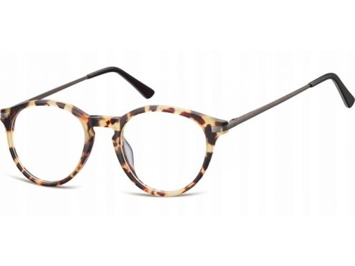 Okrągłe lenonki okulary oprawki korekcyjne damskie