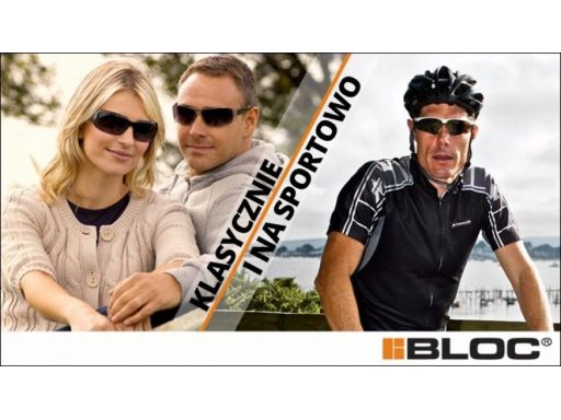 Białe okulary sportowe bloc california x501