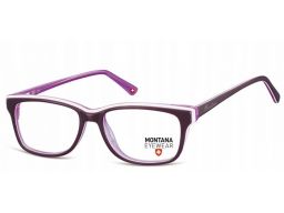 Okulary oprawki korekcyjne damskie nerdy fioletowe