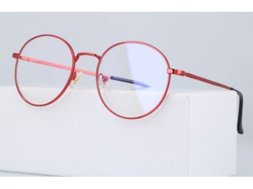 Okulary lenonki z filtrem niebieskim zerówki