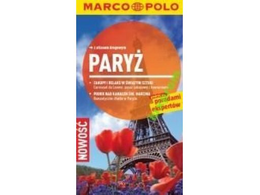 Paryż przewodnik +atlas miasta marco polo francja