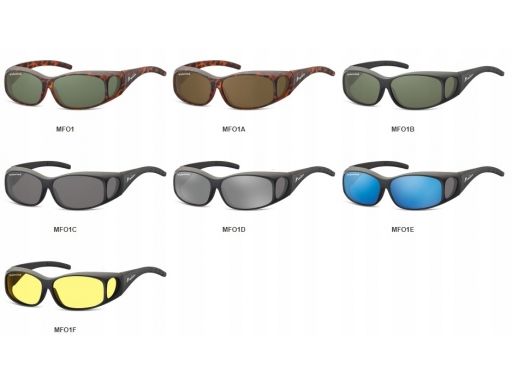 Okulary na rower hd fit over polaryzacyjne flexy