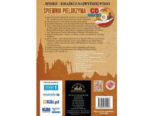 Śpiewnik pielgrzyma+cd pieśni pielgrzymka gitara