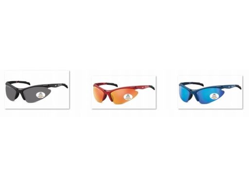 Okulary polaryzacyjne rowerowe czarne unisex