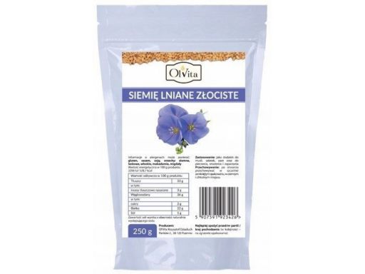 Olvita siemię lniane złociste 250g