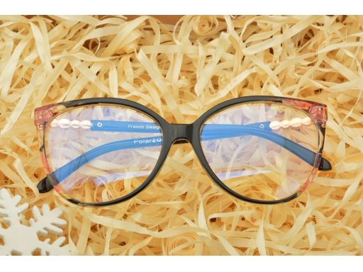 Okulary kocie oczy antyrefleks korekcyjne zerówki