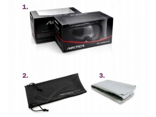 Gogle arctica g-88c-2 double lens snowboard narty