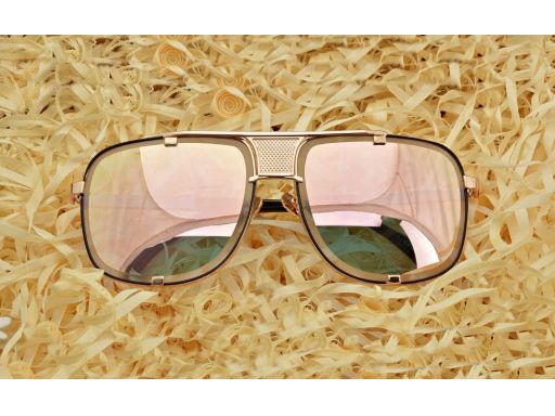 Pilotki okulary lustrzane aviator przeciwsłoneczne