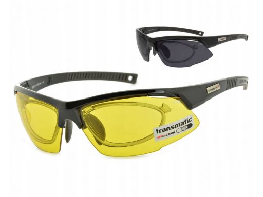 Okulary sportowe korekcyjne fotochromowe e867-3r