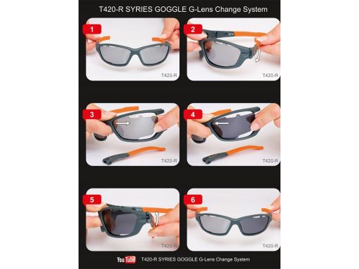 Okulary polaryzacyjne korekcyjne goggle t420-3r