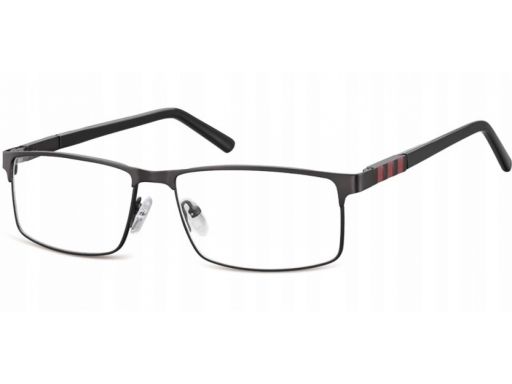 Oprawki okulary stalowe męskie korekcyjne czarne