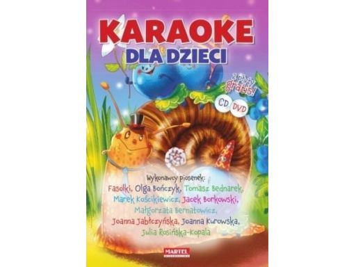 Karaoke dla dzieci +1cd+1dvd piosenki zabawa nauka