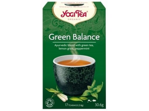 Yogi tea herbata green balance 17x1,8g z kombuchą