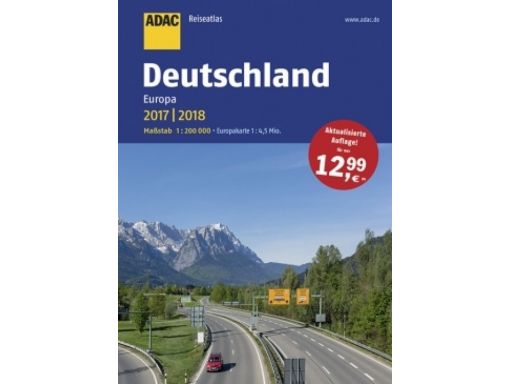 Adac atlas niemiec deutschland europa nowy 2017/18
