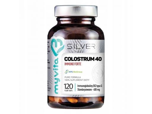 Myvita silver colostrum 40/400mg 120 kap