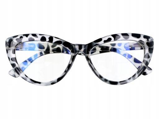 Kocie oczy antyrefleks zerówki okulary cat eye