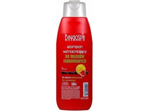 Bingospa szampon wzmacniający dowłosów farbowanych
