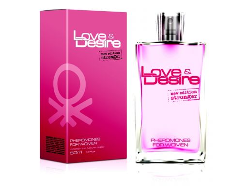 Perfumy z feromonami love desire damskie nowe 50ml