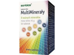 Sanbios multiminerały 60t wzmacnia odporność