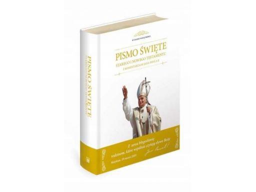 Biblia pismo święte z komentarzem św. jan paweł ii